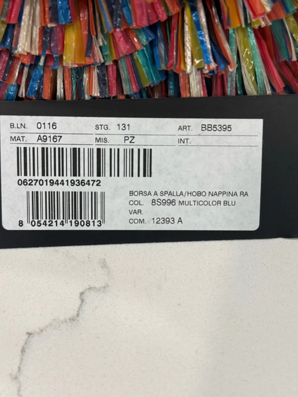 💥Dolce Gabbana 2013 “Sicilia” Runway Collection Bag multicolor raffia fringe💥 - Picture 6 of 14